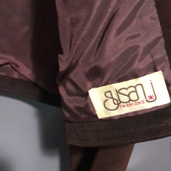 Vintage Suede Leather Aztec Navajo fringe crop jacket - Picture 9 of 12